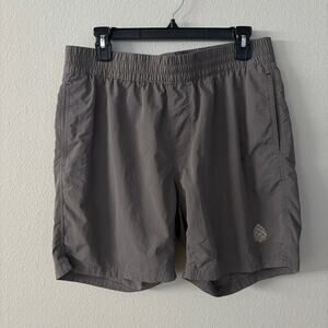 STIO Gray Hideout Lined Elastic Waist Shorts (Mens M)